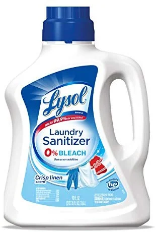 LYSOL LAUNDRY SANITIZER ADDITIVE, CRISP LINEN FOR $6.16