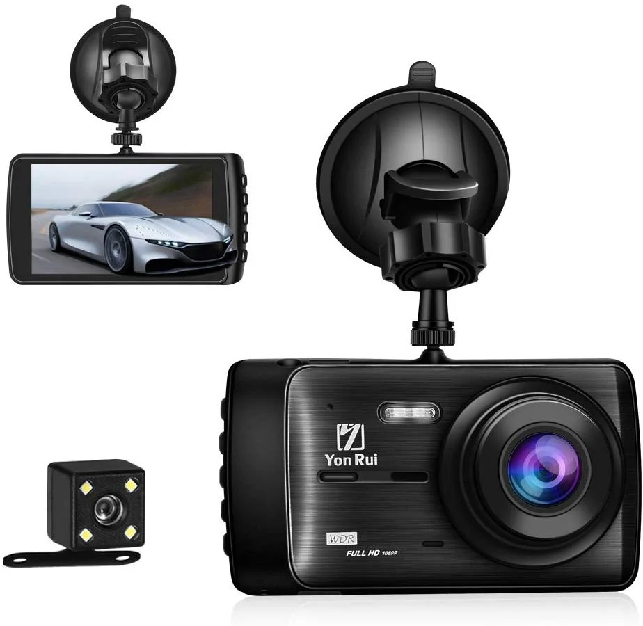 1080P FULL HD, G-SENSOR, 170°WIDE ANGLE DASH CAM FOR $26.40