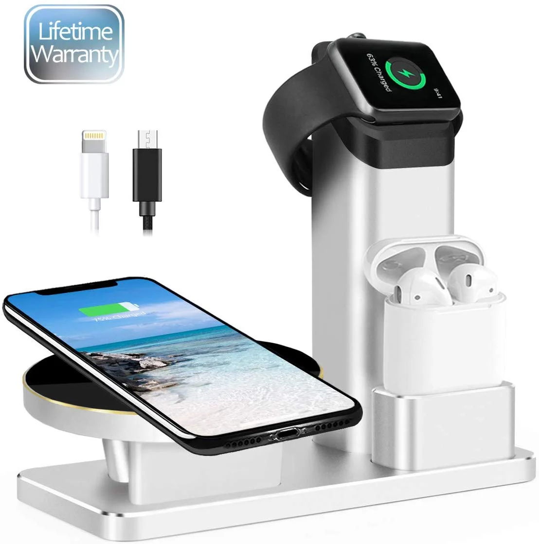 3-IN-1 WIRELESS CHARGING STATION FOR APPLE DEVICES FOR $20.27