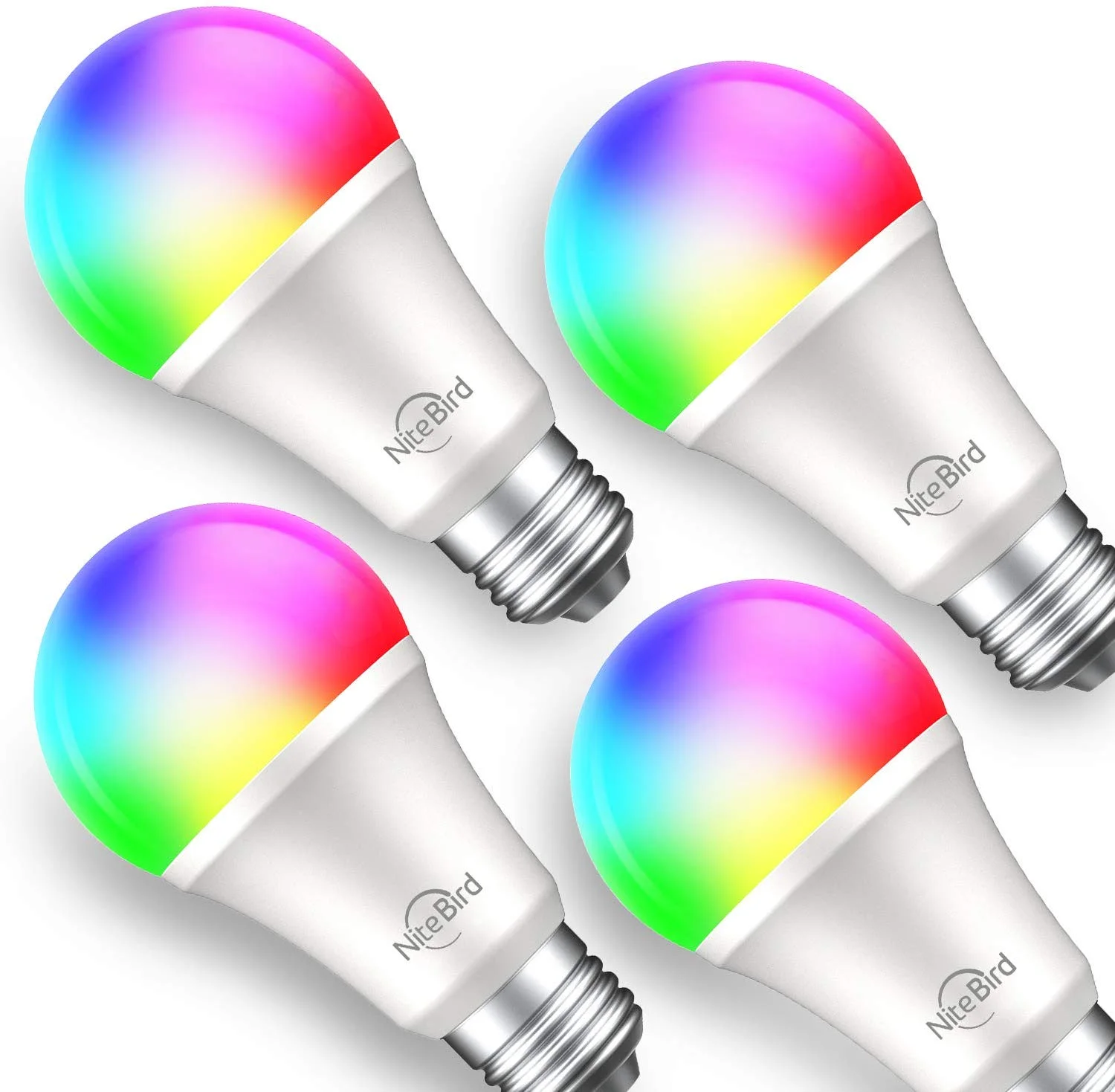 PACK OF 4 - WI-FI SMART LIGHT BULBS FOR $28.39