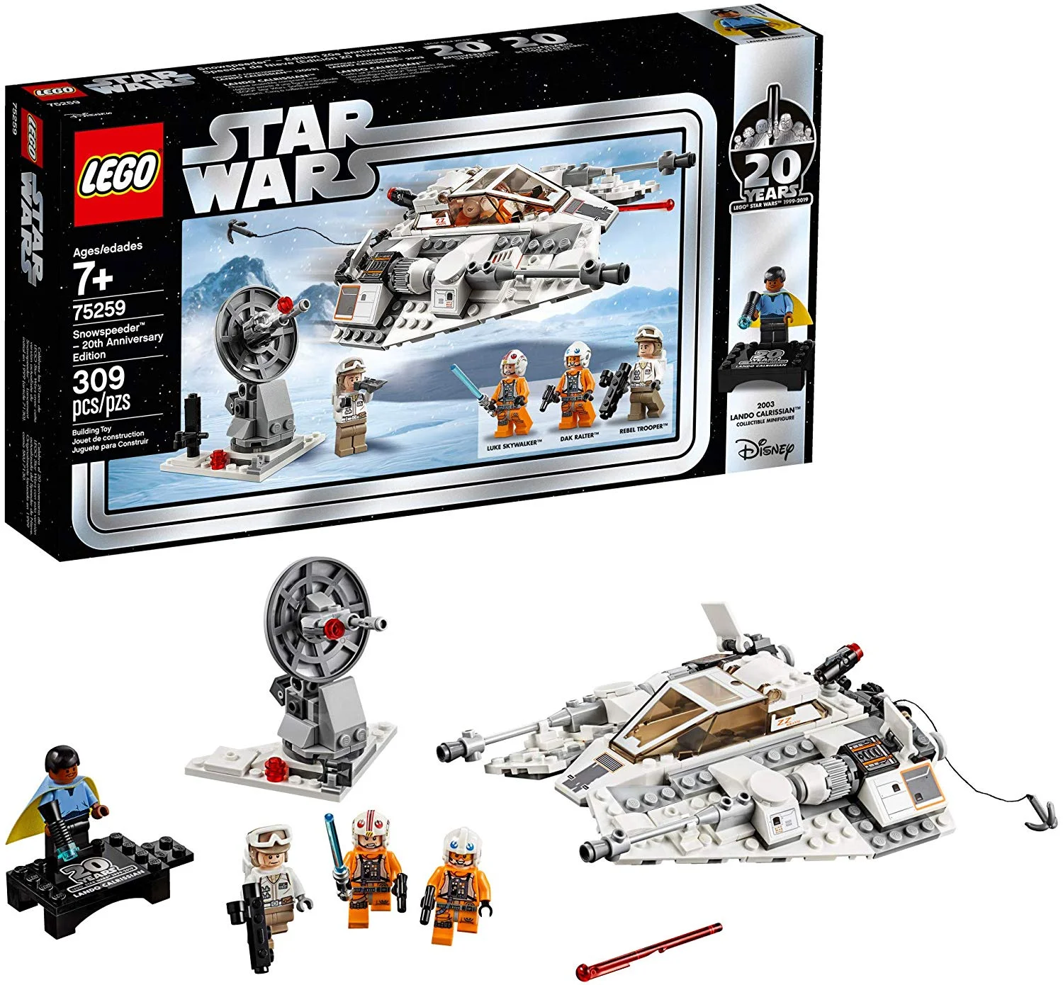 LEGO STAR WARS: THE EMPIRE STRIKES BACK SNOWSPEEDER – 20TH ANNIVERSARY EDITION FOR $20.97