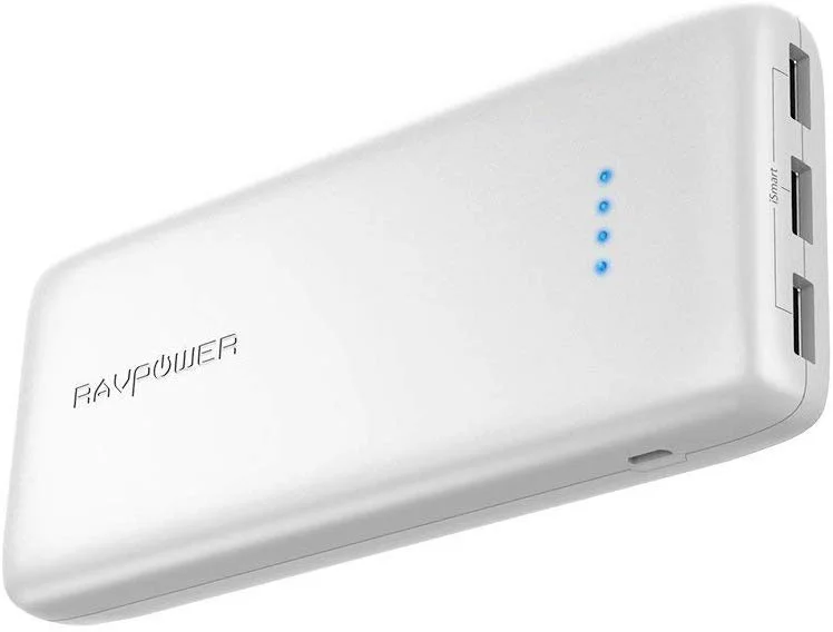 RAVPOWER 22,000MAH PORTABLE USB EXTERNAL BATTERY PACK FOR $26.96