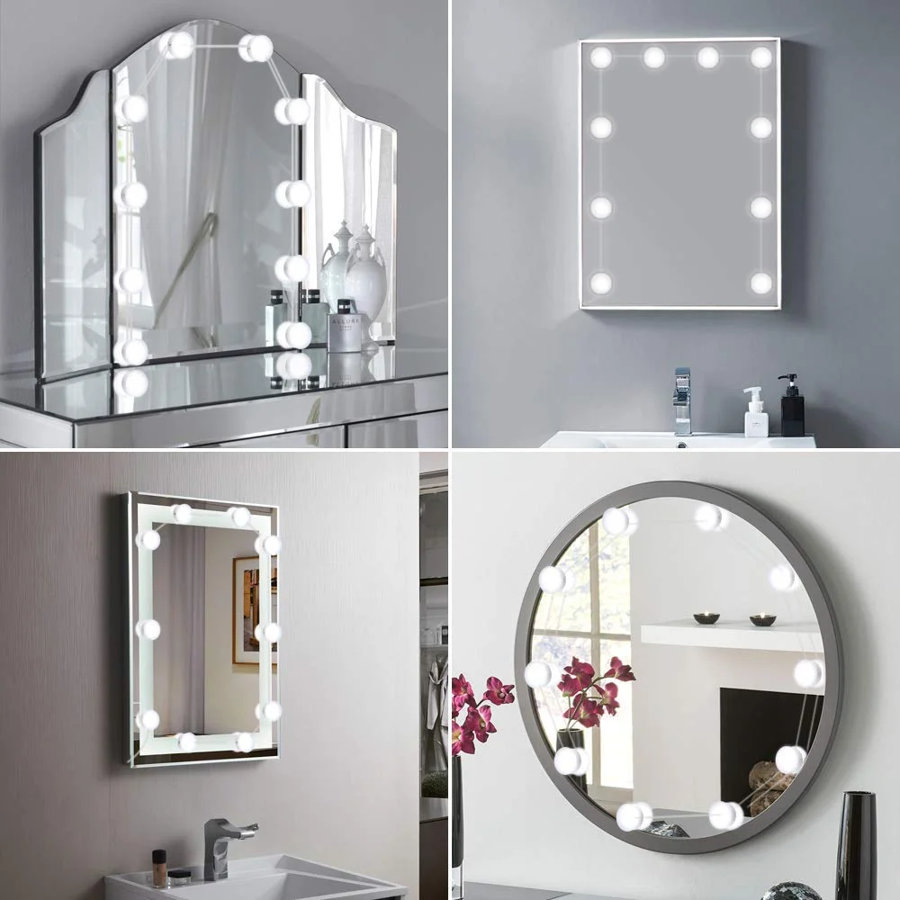 PACK OF 10 - VANITY MIRROR LIGHTS FOR $10.77