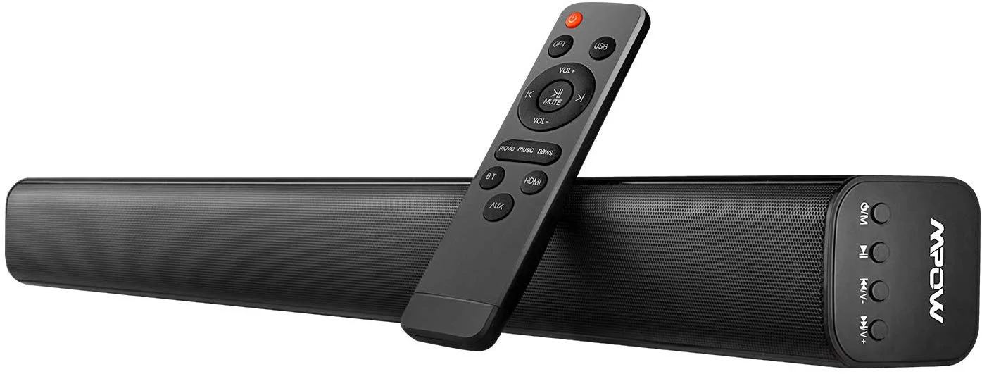 29-INCH 4-SPEAKER STRONG BASS 2.0 CHANNEL WIRELESS BLUETOOTH SOUND FOR $44.99