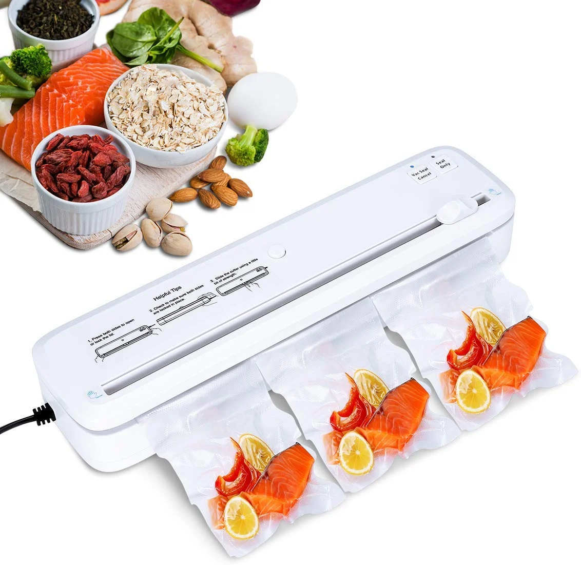 AUTOMATIC VACUUM FOOD SEALER FOR $17.99