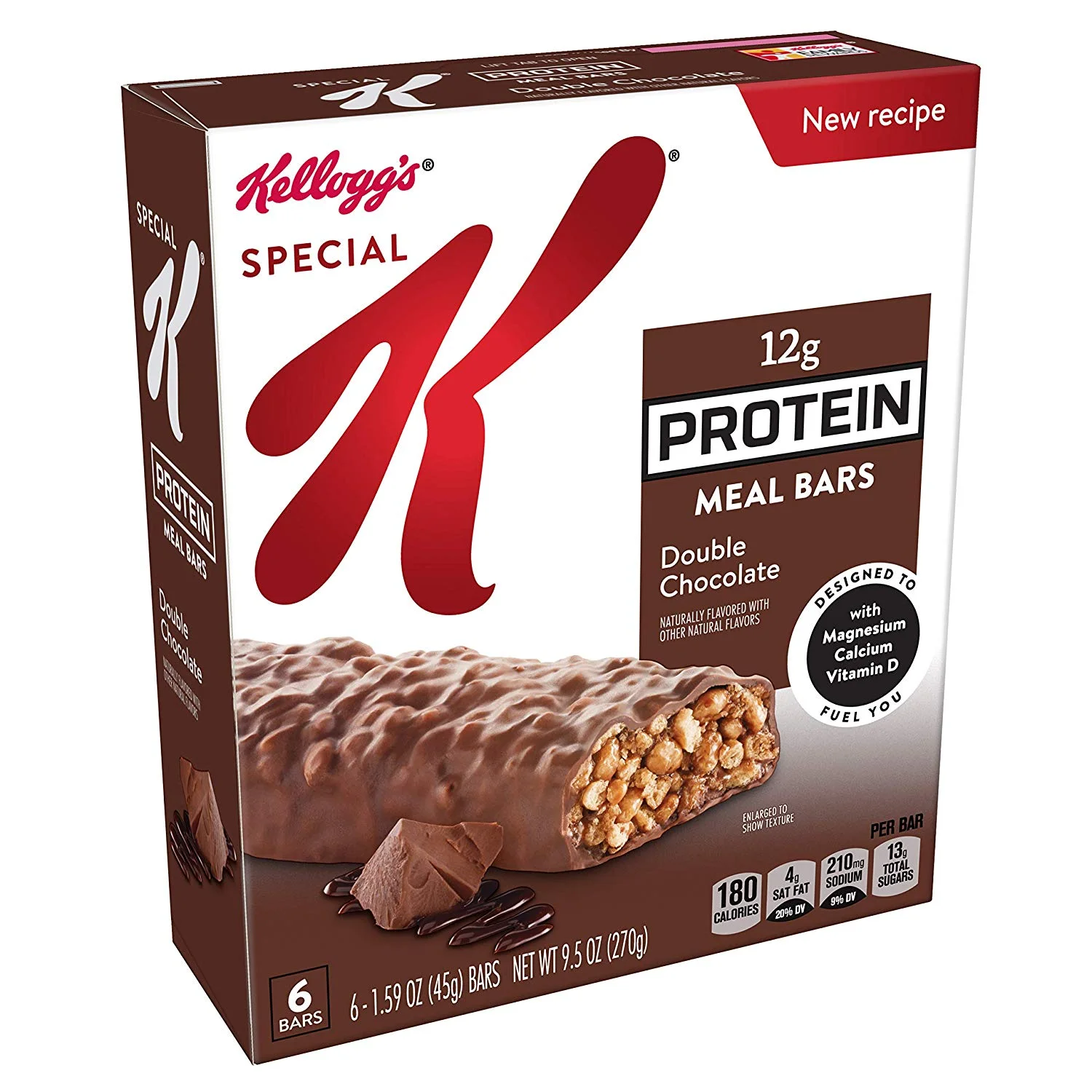 3 BOXES - KELLOGG'S SPECIAL K DOUBLE CHOCOLATE PROTEIN MEAL BARS (18 PER BOX) FOR $13.94