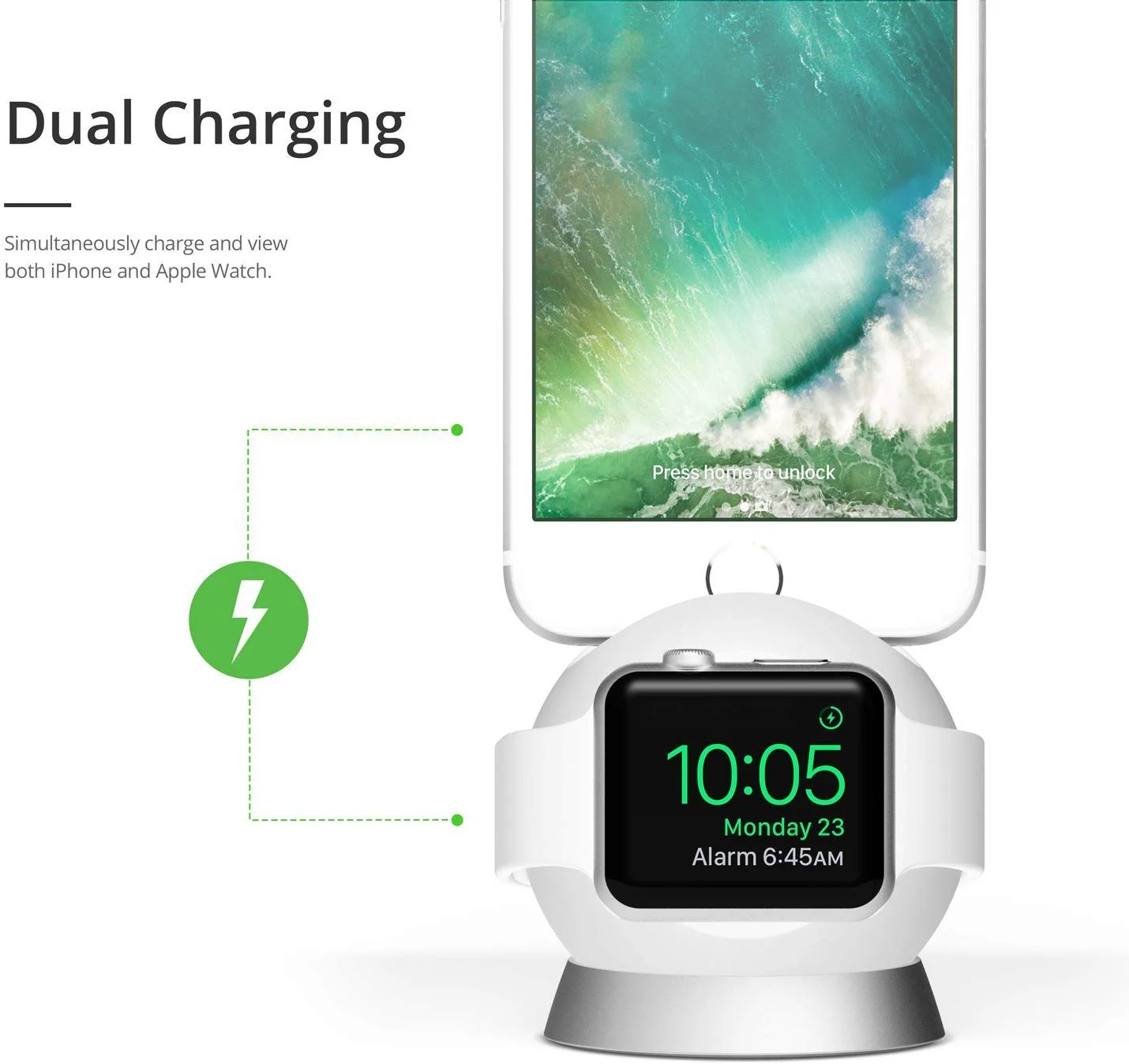 APPLE WATCH AND IPHONE DOCKING STATION FOR $15.99