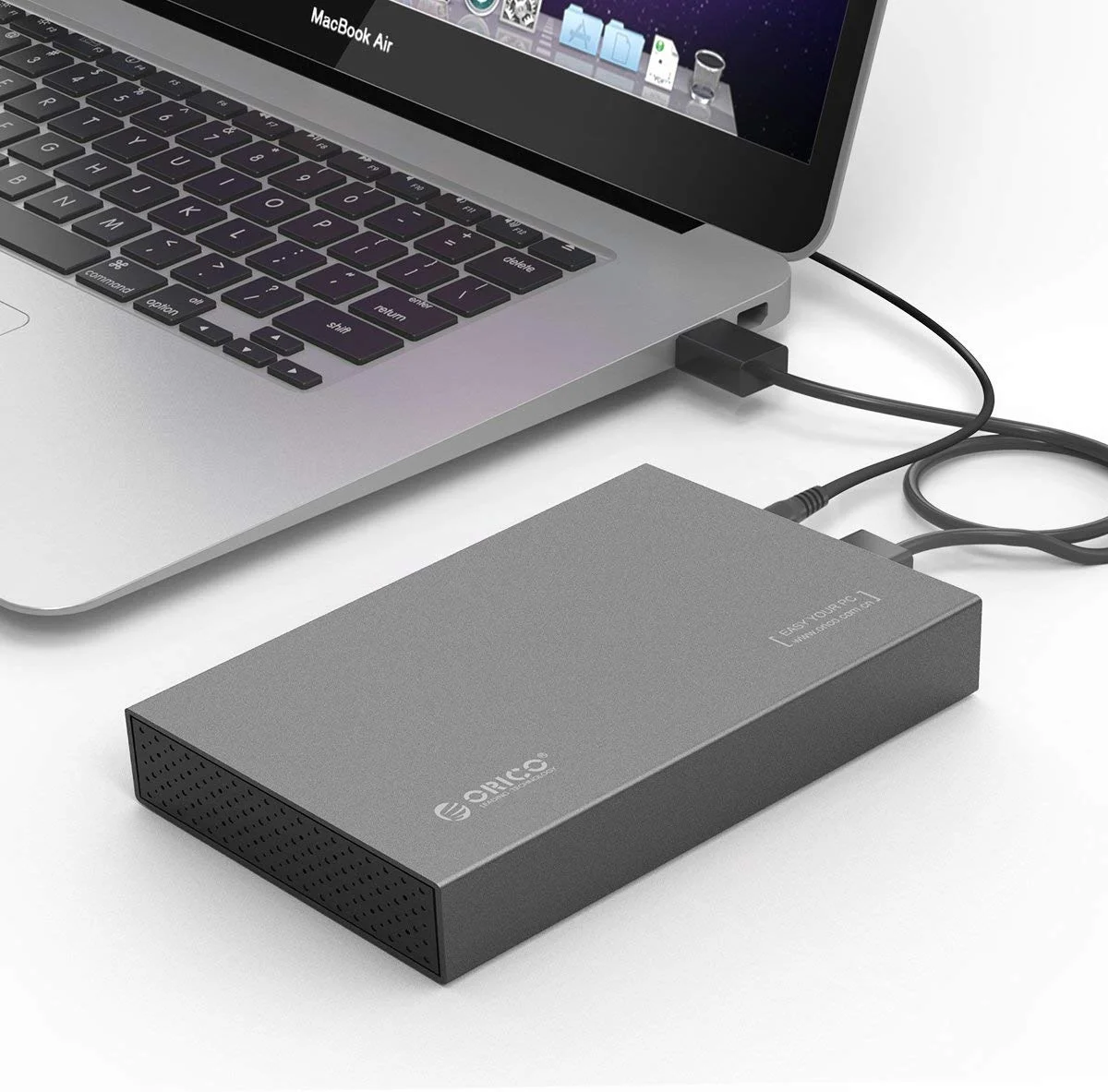 3.5 HARD DRIVE ENCLOSURE SATA TO USB 3.0 FOR 3.5" HDD AND SSD FOR $14.05