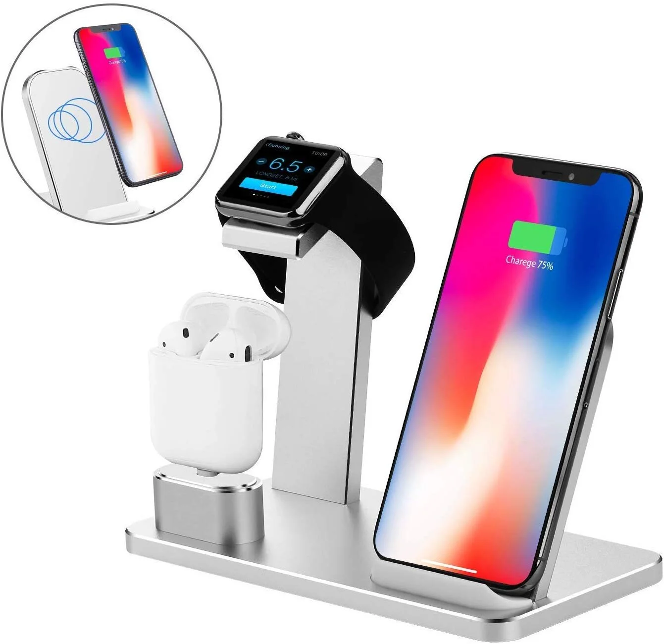 3-IN-1 WIRELESS CHARGING STATION FOR APPLE DEVICES FOR $12.78