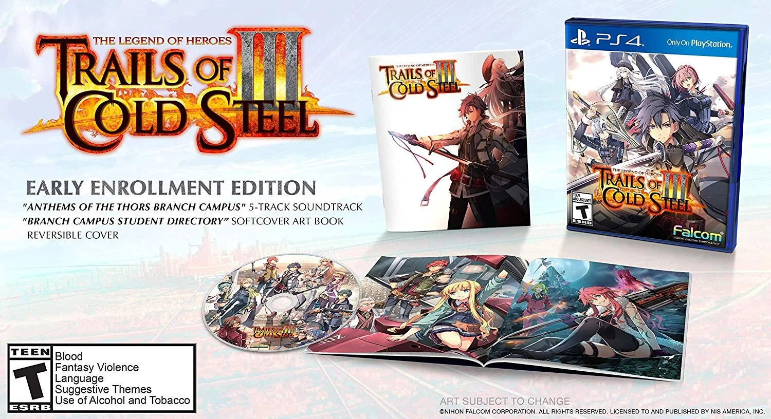 THE LEGEND OF HEROES: TRAILS OF COLD STEEL III - PLAYSTATION 4 FOR $39.99