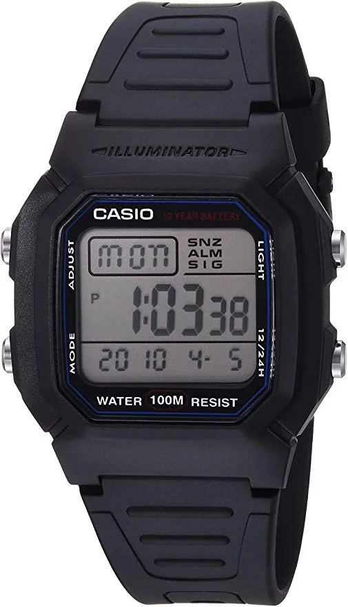 CASIO MENS W800H-1AV CLASSIC SPORT WATCH FOR $10.17