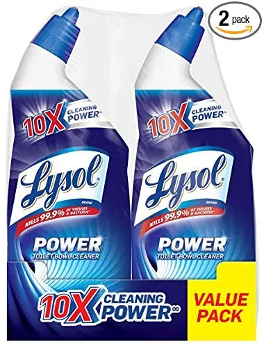 4 PACK - LYSOL POWER TOILET BOWL CLEANER FOR $2.95