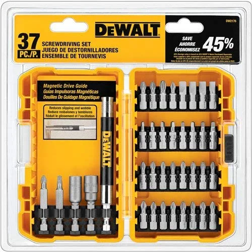 DEWALT 37-PIECE SCREWDRIVING SET FOR $7.92
