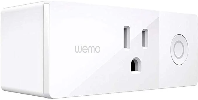 WEMO MINI SMART PLUG WI-FI ENABLED - WORKS WITH ALEXA, GOOGLE ASSISTANT AND APPLE HOMEKIT FOR $15.98