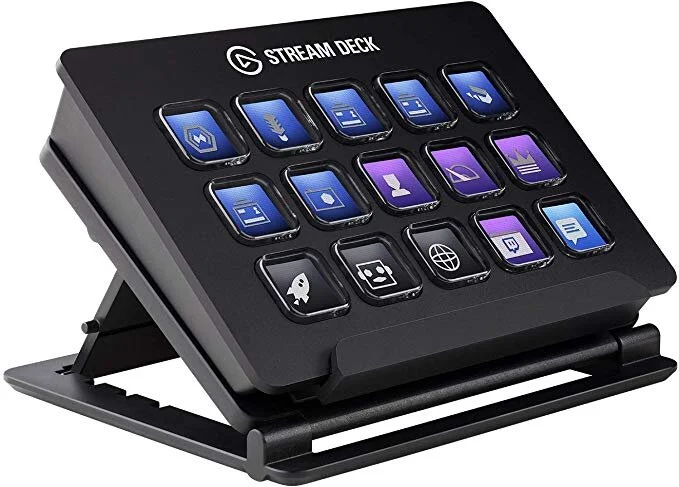 ELGATO STREAM DECK - LIVE CONTENT CREATION CONTROLLER WITH 15 CUSTOMIZABLE LCD KEYS FOR $99.99