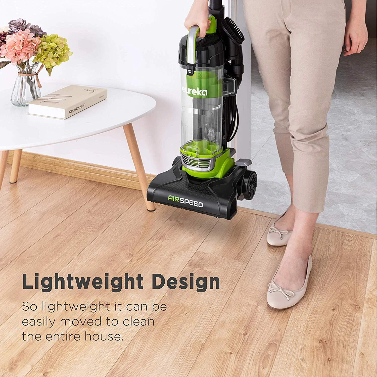 EUREKA AIRSPEED ULTRA-LIGHTWEIGHT COMPACT BAGLESS UPRIGHT VACUUM CLEANER FOR $50.99