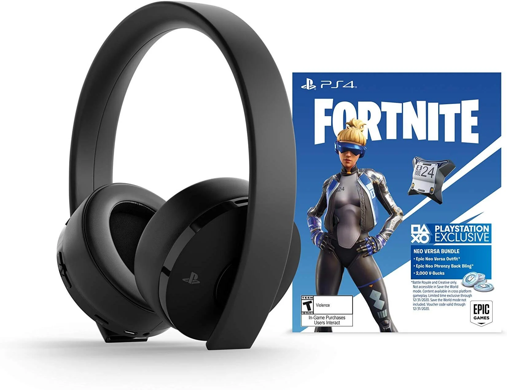 PLAYSTATION GOLD WIRELESS HEADSET FORTNITE - PLAYSTATION 4 FOR $69.00