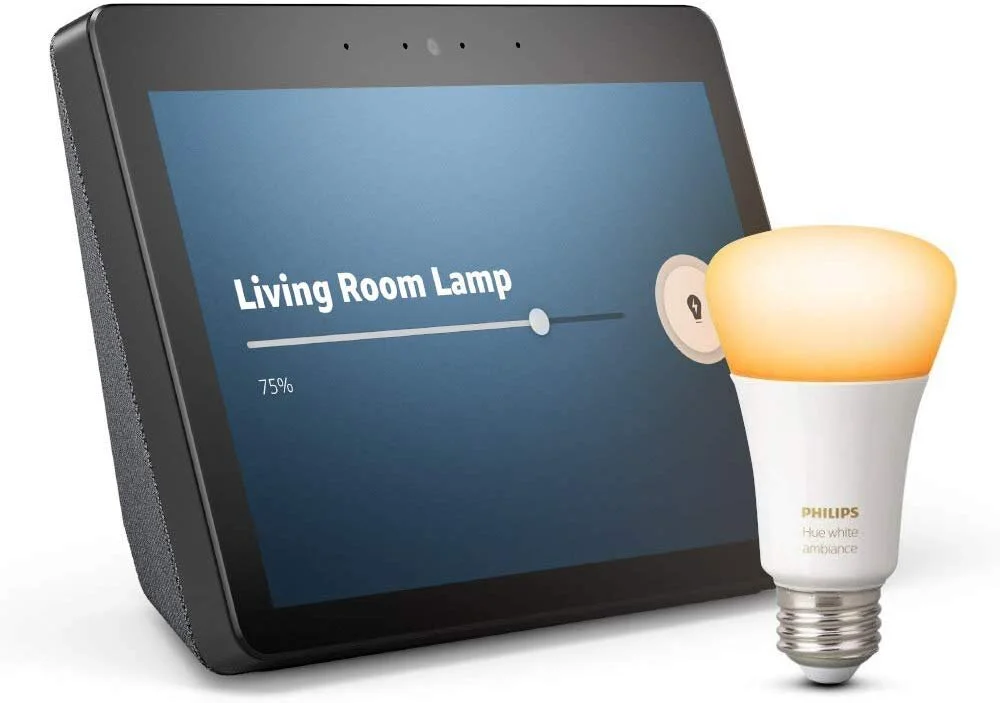 ECHO SHOW (2ND GEN) WITH PHILIPS HUE BULB - ALEXA SMART HOME STARTER KIT&nbsp;FOR $149.99