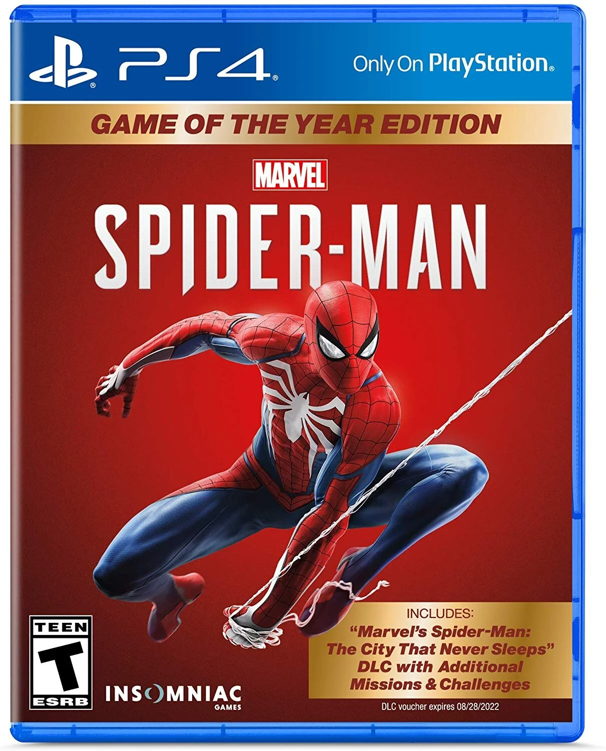 MARVEL'S SPIDER-MAN: GAME OF THE YEAR EDITION - PLAYSTATION 4 FOR $19.99