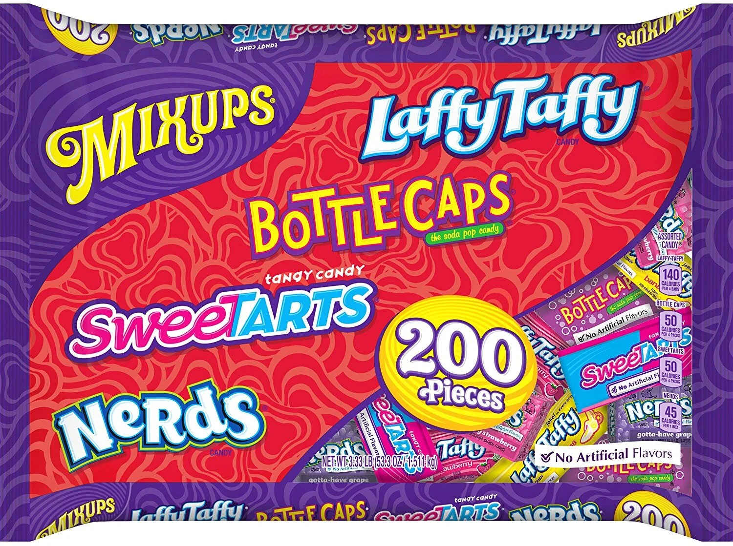 NESTLE ASSORTED SUGAR MIX-UPS, 200 PIECES, 53.3 OZ BAG FOR $2.48