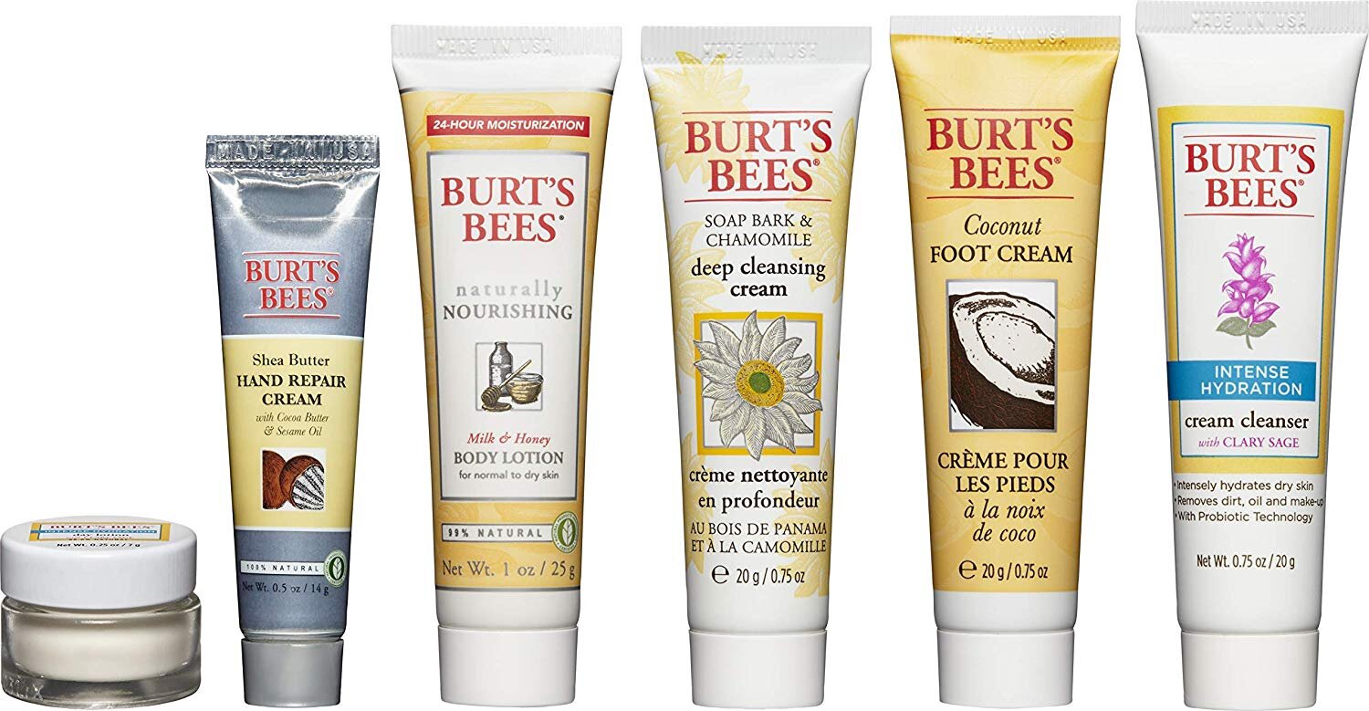 BURT'S BEES FABULOUS MINIS TRAVEL SET, 6 TRAVEL SIZE PRODUCTS FOR $9.26