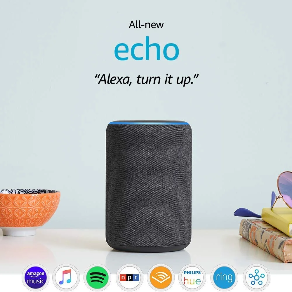 ECHO (3RD GEN) - SMART SPEAKER WITH ALEXA FOR $59.99
