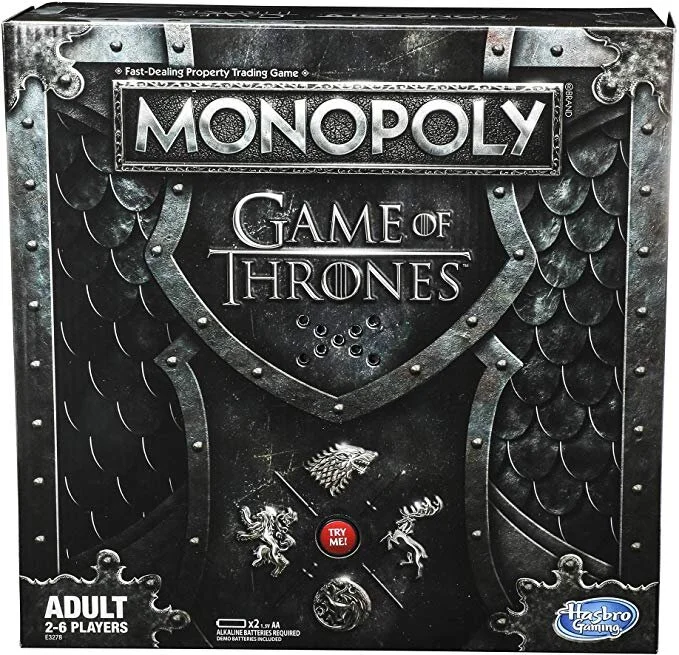 MONOPOLY GAME OF THRONES BOARD GAME FOR $13.99
