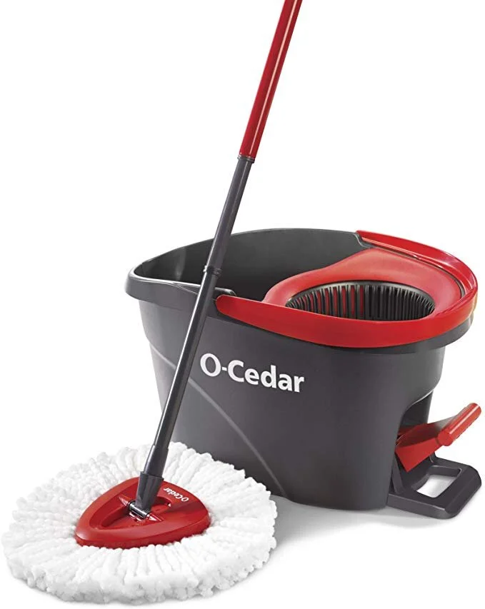 O-CEDAR EASYWRING MICROFIBER SPIN MOP WITH BUCKET FOR $19.88