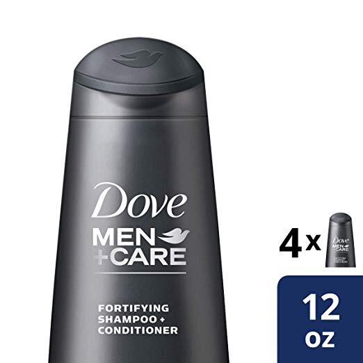 4 PACK - DOVE MEN+CARE 2-IN-1 SHAMPOO AND CONDITIONER THICK AND STRONG FOR $11.50