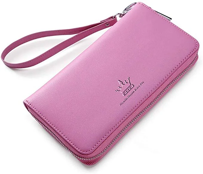 WOMENS RFID WATERPROOF GENUINE LEATHER WALLETS FOR $8.40