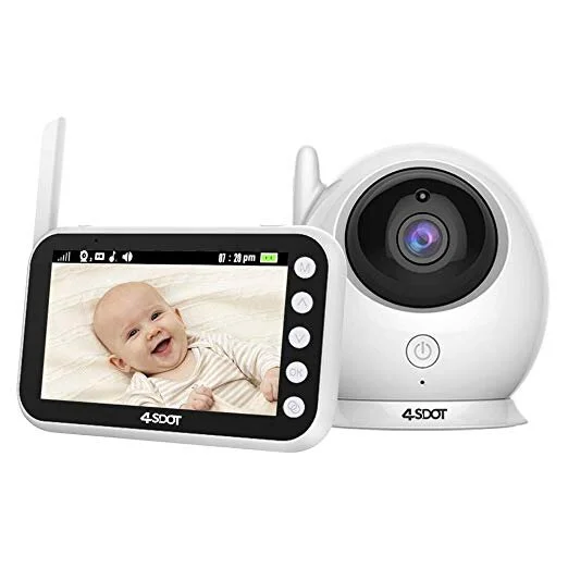 TWO-WAY AUDIO, INFRARED NIGHT VISION SECURITY CAMERA + 4.3” LCD VIDEO MONITOR FOR $54.99