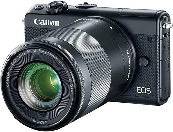 CANON EOS M100 MIRRORLESS CAMERA W/ 15-45MM LENS &amp; 55-200MM LENS FOR $549.00