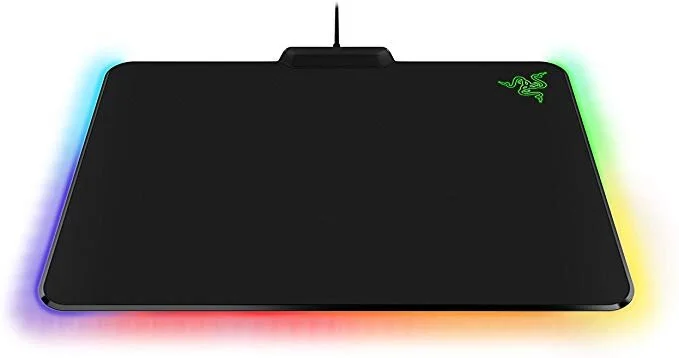 RAZER FIREFLY CHROMA CLOTH GAMING MOUSE PAD - CUSTOMIZABLE CHROMA RGB LIGHTING FOR $29.99