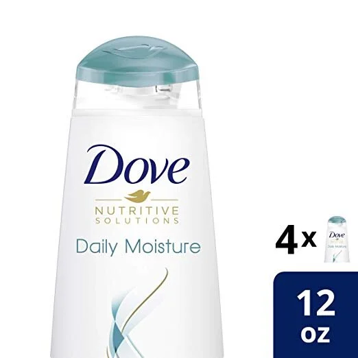 4 PACK - DOVE NUTRITIVE SOLUTIONS DAILY MOISTURE, MOISTURIZING SHAMPOO FOR DRY HAIR FOR $6.97