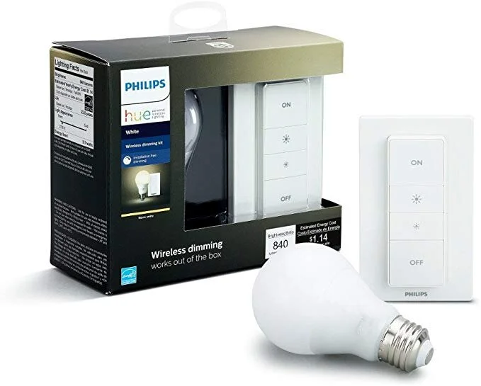 PHILIPS HUE SMART DIMMING KIT (WORKS WITH ALEXA, GOOGLE ASSISTANT, APPLE HOMEKIT) FOR $19.99