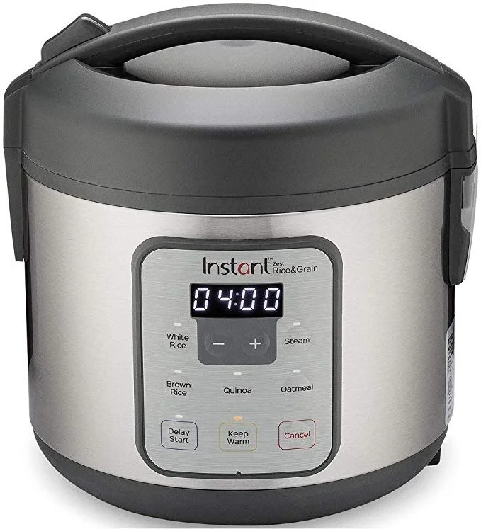 INSTANT ZEST RICE COOKER, GRAIN MAKER, AND STEAMER FOR $24.92