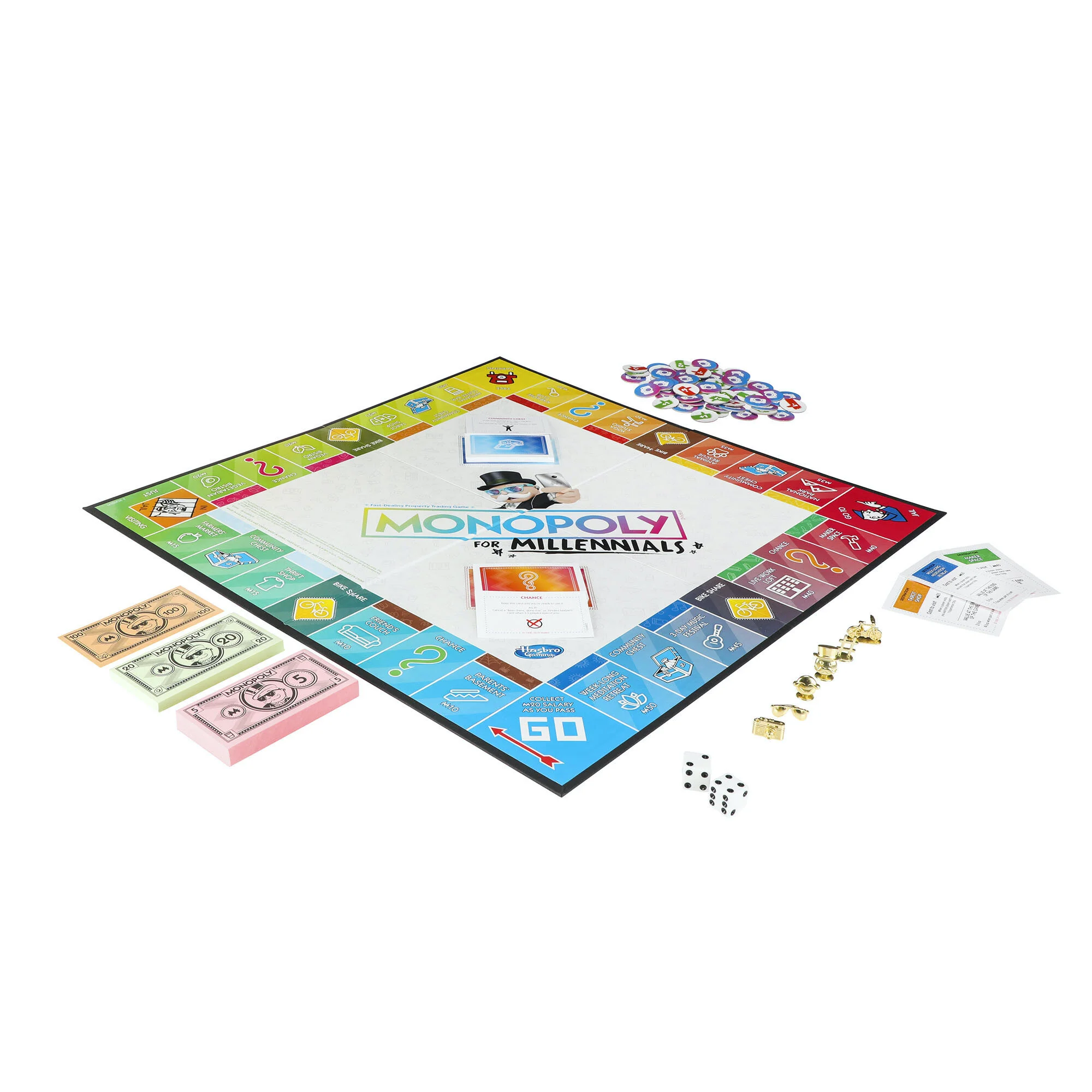 MONOPOLY FOR MILLENNIALS BOARD GAME FOR $7.99