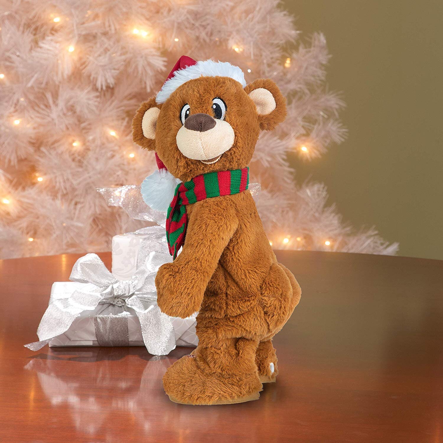 TWERKING CHRISTMAS BEAR BLUETOOTH PLUSH – COMPATIBLE WITH ALEXA FOR $12.99
