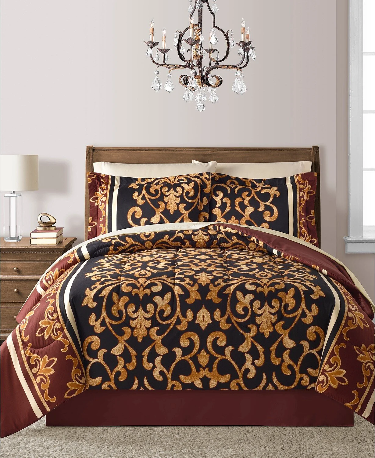 8-PIECE COMFORTER SETS FOR $27.99