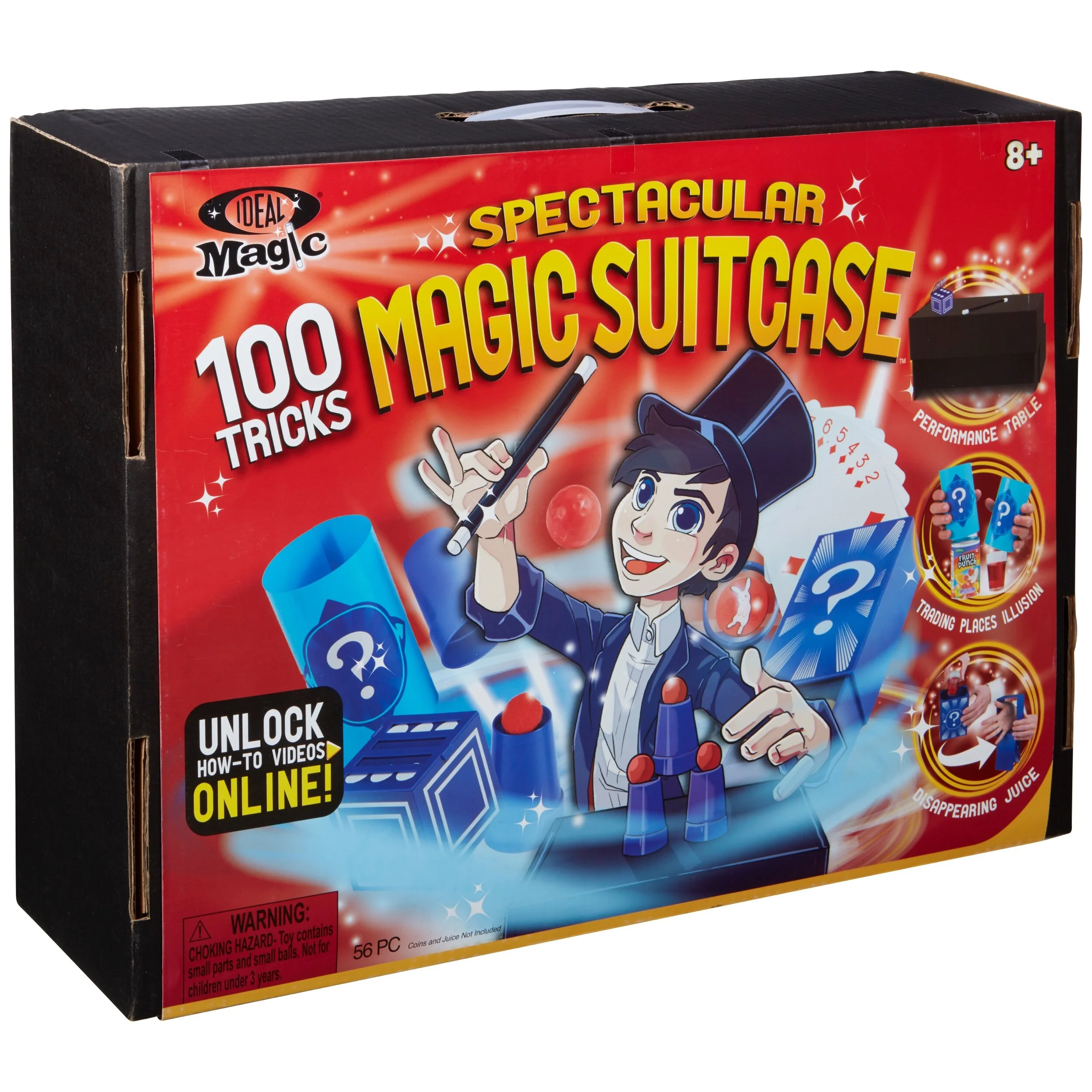 IDEAL MAGIC SPECTACULAR MAGIC SUITCASE FOR $14.99