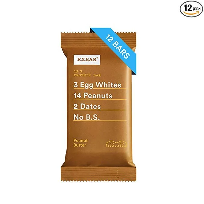 RXBAR, PEANUT BUTTER, PROTEIN BAR (PACK OF 12) FOR $8.99
