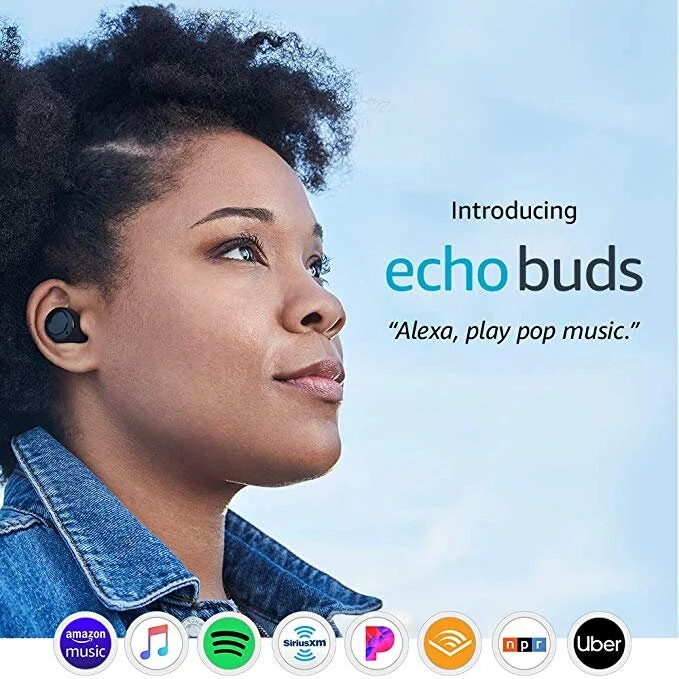 AMAZON ECHO BUDS - WIRELESS EARBUDS WITH IMMERSIVE SOUND, ACTIVE NOISE REDUCTION, AND ALEXA FOR $129.99