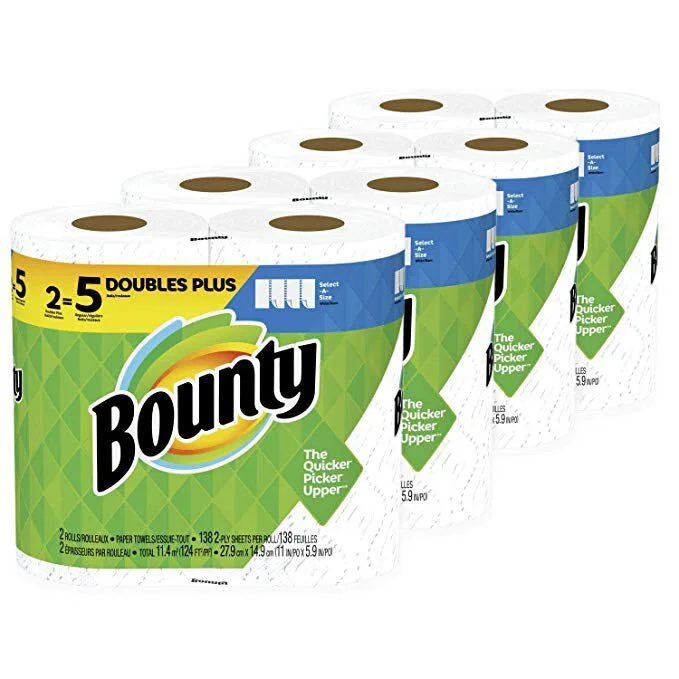 24 ROLLS - BOUNTY SELECT-A-SIZE PAPER TOWELS FOR $32.57