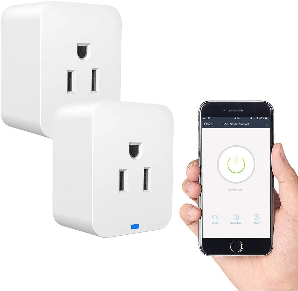 2 PACK WI-FI SMART OUTLET PLUGS FOR $15.59