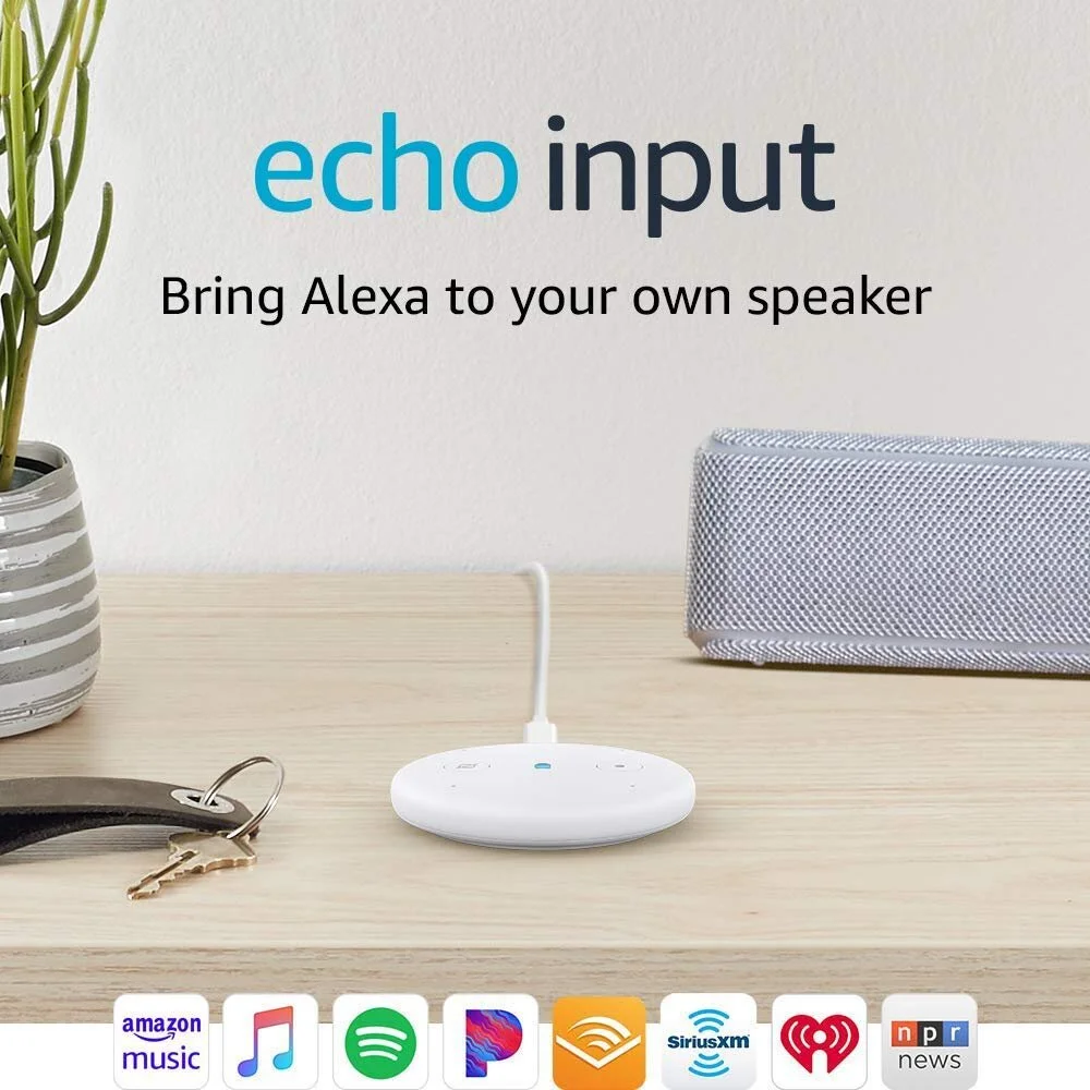 ECHO INPUT – BRING ALEXA TO YOUR OWN SPEAKER FOR $9.99
