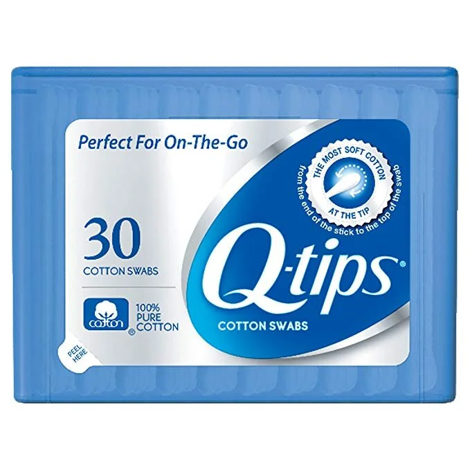 Q-TIPS SWABS TRAVEL PACK, 30 COUNT FOR $0.59