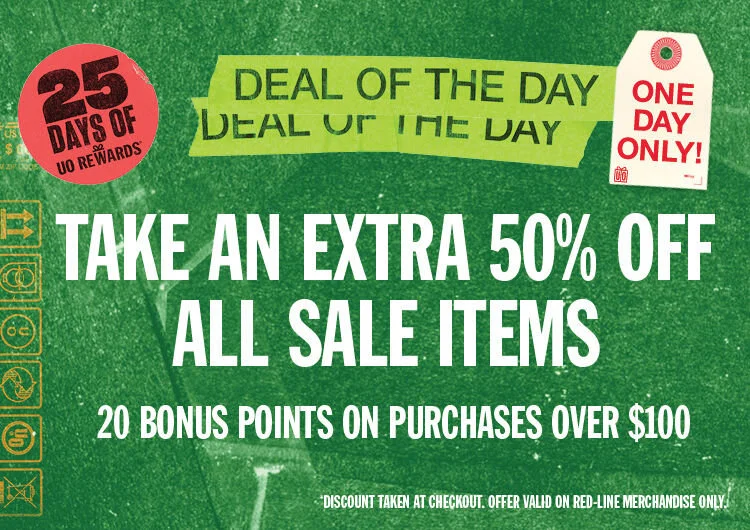 URBAN OUTFITTERS FLASH SALE: EXTRA 50% OFF SALE ITEMS