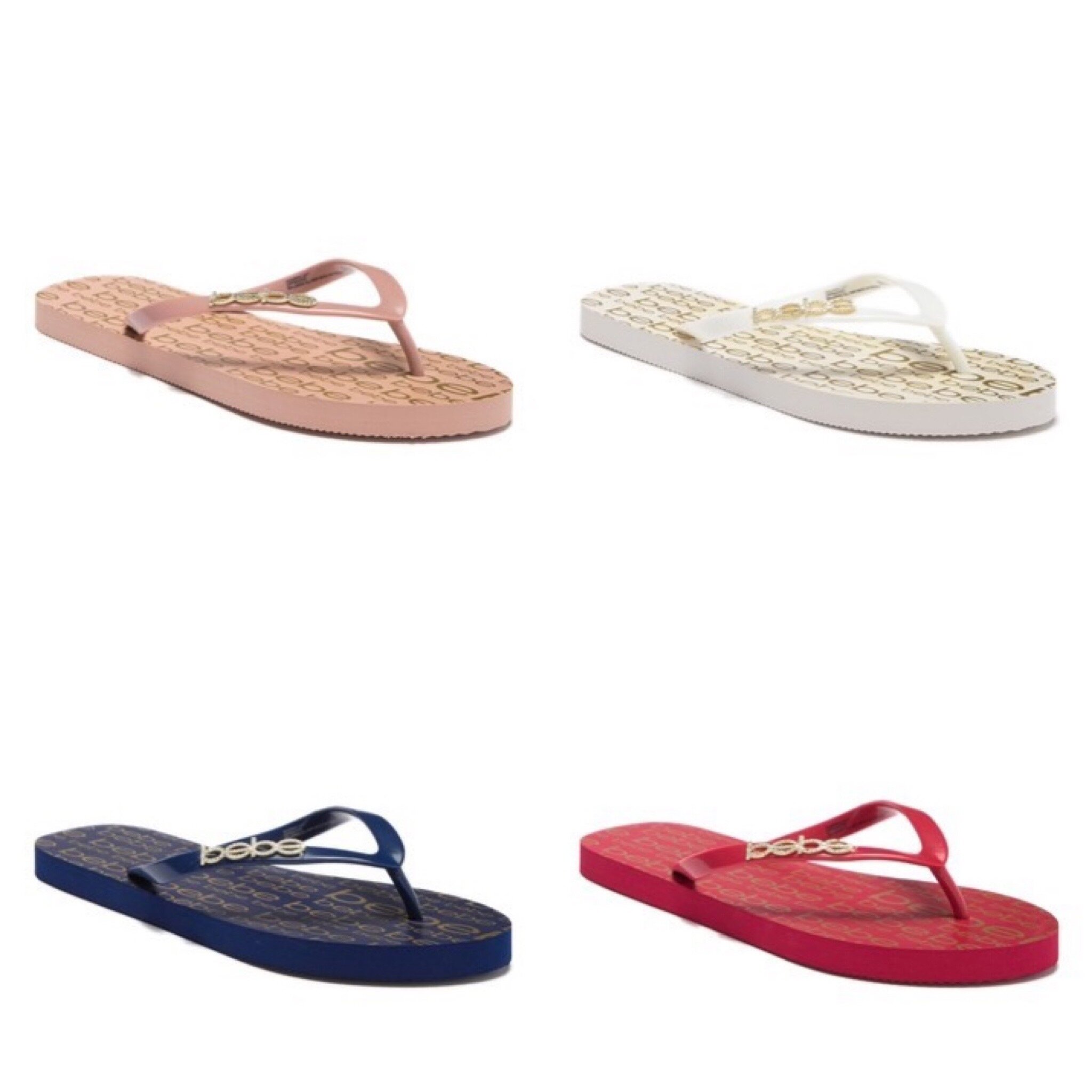 BEBE WOMENS SAMIRAH FLIP-FLOPS SANDALS FOR $7.49