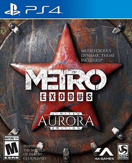 METRO EXODUS, AURORA LIMITED EDITION - PS4 FOR $29.99