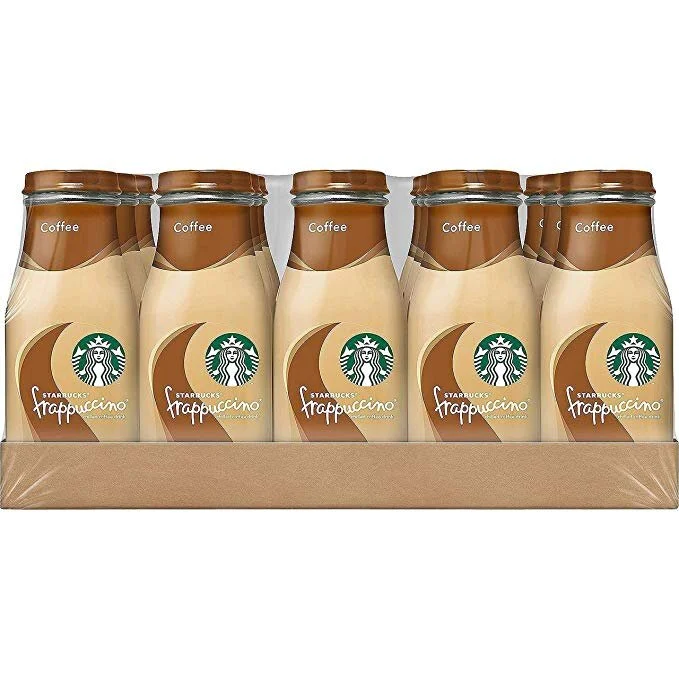 15 GLASS BOTTLES - STARBUCKS COFFEE FRAPPUCCINO FOR $12.14